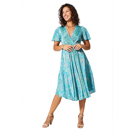 Aller Simplement Sukienka w kolorze turkusowym ze sklepu Limango Polska w kategorii Sukienki - zdjęcie 189380707