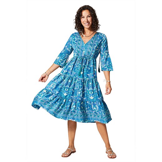 Aller Simplement Sukienka w kolorze niebieskim ze sklepu Limango Polska w kategorii Sukienki - zdjęcie 189380715