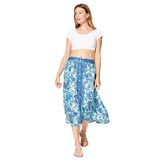 Aller Simplement Spódnica w kolorze niebiesko-turkusowym ze sklepu Limango Polska w kategorii Spódnice - zdjęcie 189381006