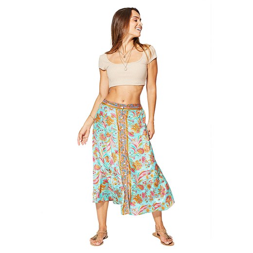 Aller Simplement Spódnica w kolorze błękitno-pomarańczowym ze sklepu Limango Polska w kategorii Spódnice - zdjęcie 189381008