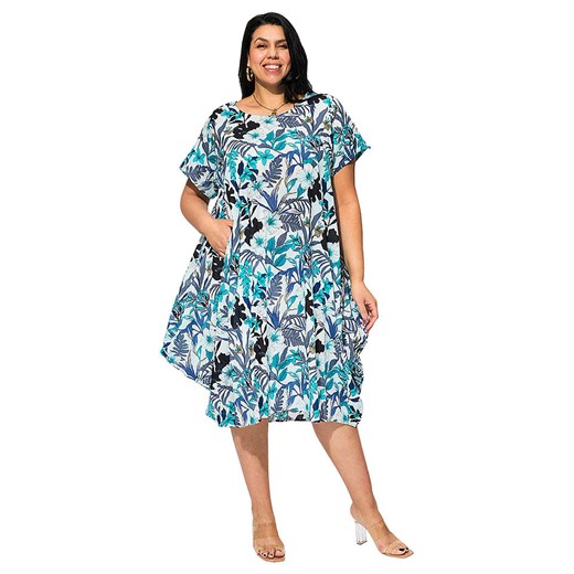 Aller Simplement Sukienka w kolorze biało-niebieskim ze sklepu Limango Polska w kategorii Sukienki - zdjęcie 189381396