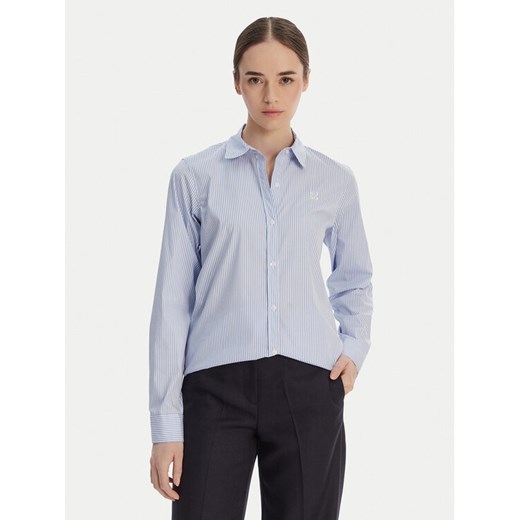 HUGO Koszula Essentia 50552601 Niebieski Regular Fit ze sklepu MODIVO w kategorii Koszule damskie - zdjęcie 189387536