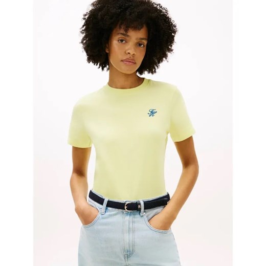 Tommy Hilfiger T-shirt | Regular Fit ze sklepu Gomez Fashion Store w kategorii Bluzki damskie - zdjęcie 189396197