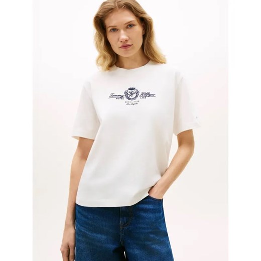 Tommy Hilfiger T-shirt VARSITY | Loose fit ze sklepu Gomez Fashion Store w kategorii Bluzki damskie - zdjęcie 189396208