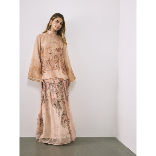 Reserved - Wzorzysta spódnica - wielobarwny ze sklepu Reserved w kategorii Spódnice - zdjęcie 189398219