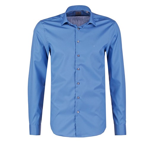CK Calvin Klein CANNES FITTED Koszula blue zalando niebieski abstrakcyjne wzory
