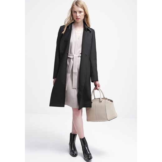 Strenesse CELIA Krótki płaszcz black zalando bez wzorów/nadruków