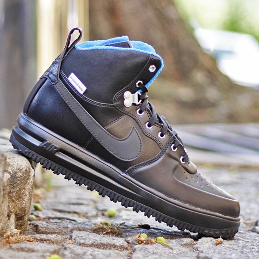 Nike Lunar Force 1 Sneakerboot "Metallic Silver" (654481-003) thebestsneakers-pl brazowy Sneakersy męskie