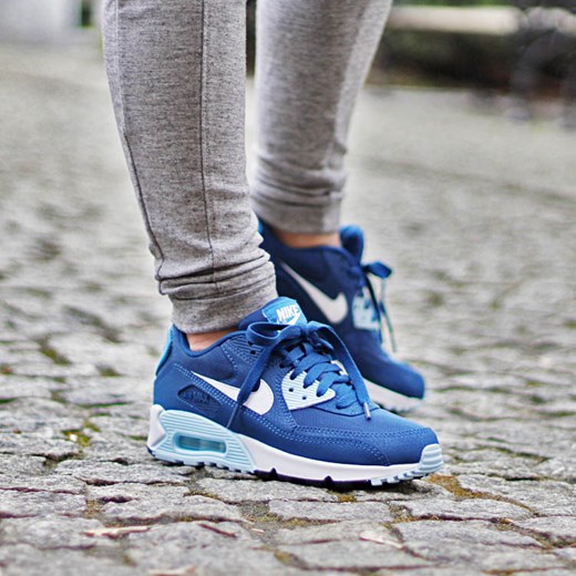 Nike Wmns Air Max 90 Essential "Blue Force" (616730-400) thebestsneakers-pl szary