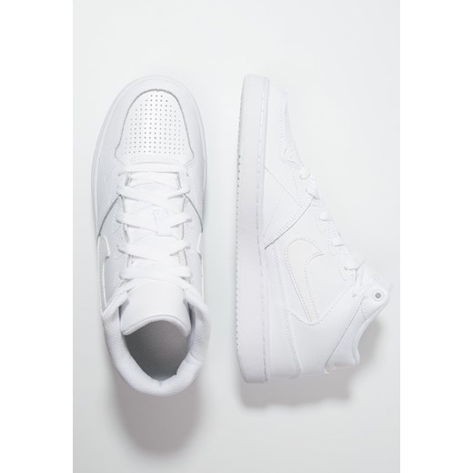 Nike Sportswear PRIORITY MID Tenisówki i Trampki wysokie white zalando bialy bez wzorów/nadruków