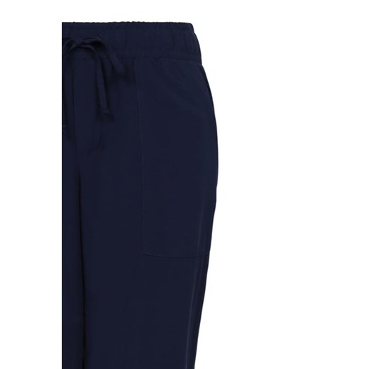 Navy Blue Chiffon Jogger Trousers tally-weijl czarny 