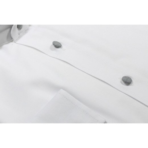 Biała koszula z kołnierzykiem extreme cutaway thomas-waxx  guziki