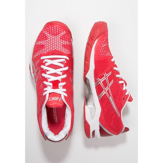 ASICS GELSOLUTION SPEED 2 Obuwie do tenisa Multicourt hibiscus/silver/white zalando czerwony ocieplane