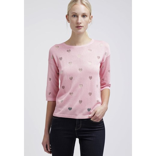 Dorothy Perkins SHEER Sweter pink zalando bezowy Odzież