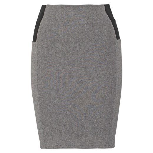 Selected Femme DOLLY Spódnica ołówkowa  grey zalando szary bawełna