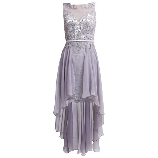 Luxuar Fashion Suknia balowa silver zalando fioletowy balowe