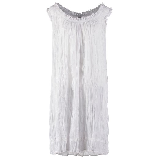 Saint Tropez Sukienka letnia white zalando szary bez wzorów/nadruków
