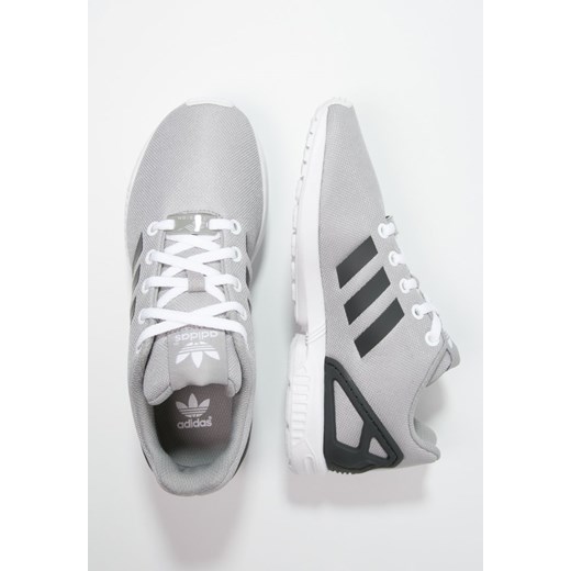 adidas Originals ZX FLUX  Tenisówki i Trampki solid grey/carbon/white zalando szary sznurówki