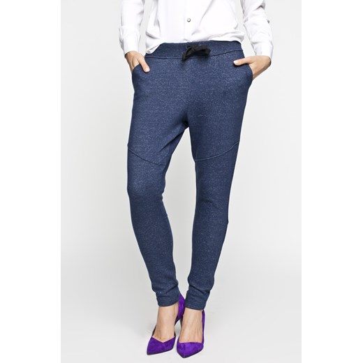 Spodnie damskie - Answear - Spodnie Intuition answear-com granatowy rockowy
