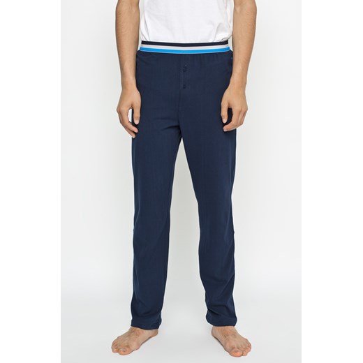 Endo - Spodnie piżamowe answear-com czarny guziki