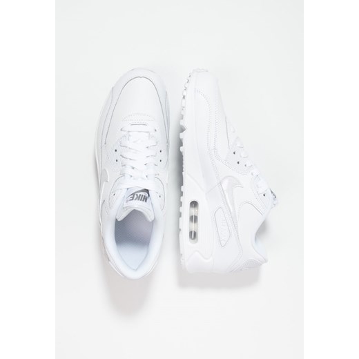 Nike Sportswear AIR MAX 90 Tenisówki i Trampki white/white cool/grey zalando bialy sportowy