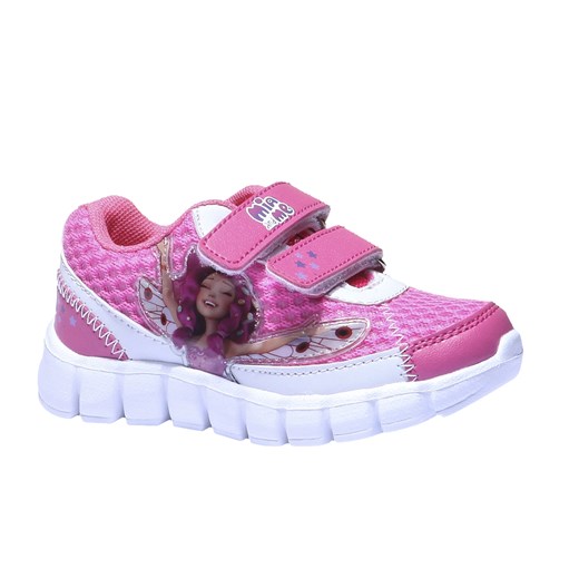 Dziecięce buty sportowe na rzep bata-pl fioletowy dziewczęce