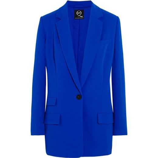 Crepe blazer net-a-porter niebieski 