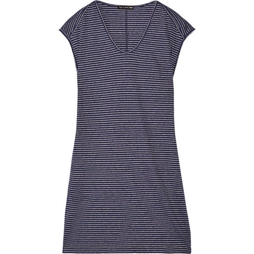 Anya striped cotton and linen-blend mini dress net-a-porter  lato