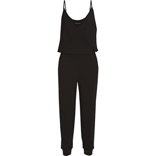Odila crepe jumpsuit net-a-porter czarny 