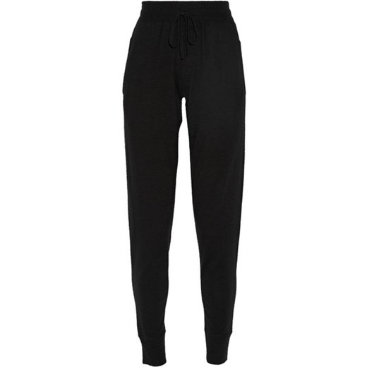 Cashmere-blend track pants net-a-porter czarny 