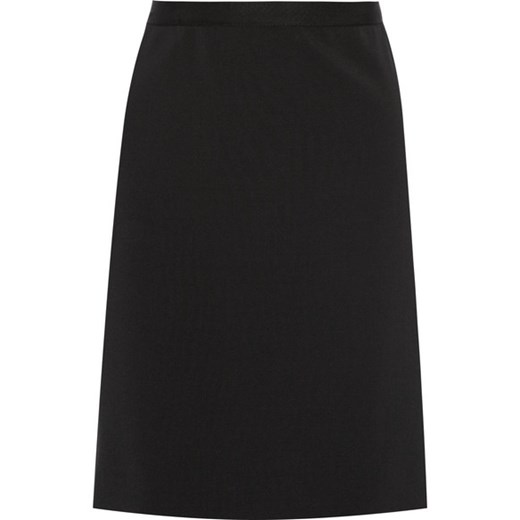 Stretch-gabardine skirt net-a-porter czarny 