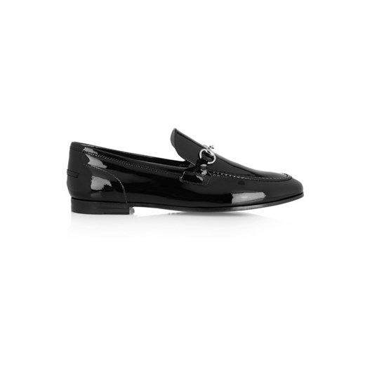 New Power horsebit-detailed patent-leather loafers net-a-porter czarny 