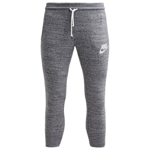 Nike Sportswear GYM VINTAGE Spodnie treningowe carbon/sail zalando szary bawełna