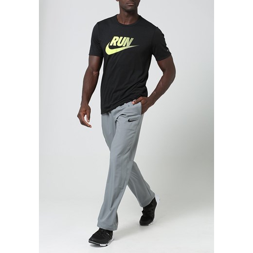 Nike Performance TEAM Spodnie treningowe cool grey/black zalando czarny bez wzorów/nadruków