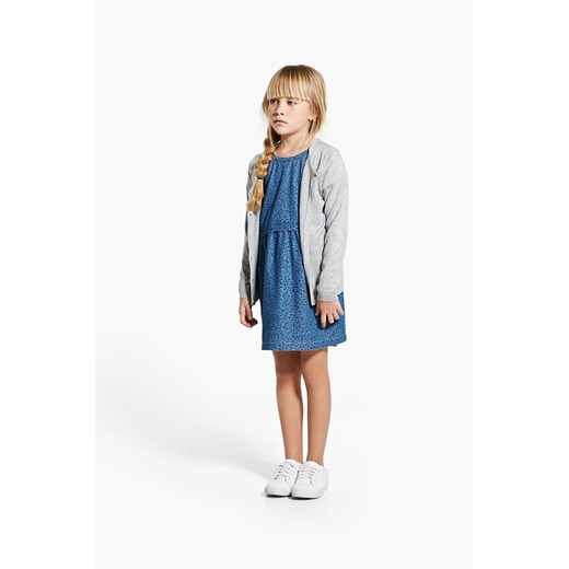 Mango Kids - Sukienka dziecięca CLAUDIA 104-164cm answear-com niebieski krótkie