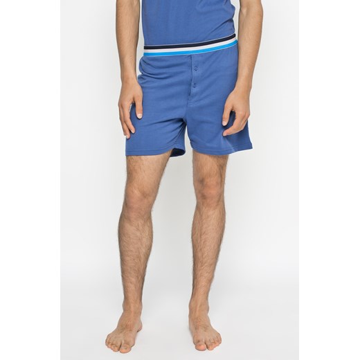 Endo - Szorty piżamowe answear-com niebieski guziki