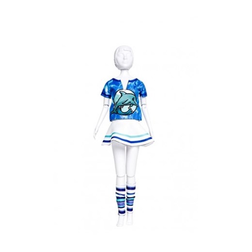 Zestaw do szycia Tinny dolphin Dress Your Doll karibooshop-com  minimalistyczny