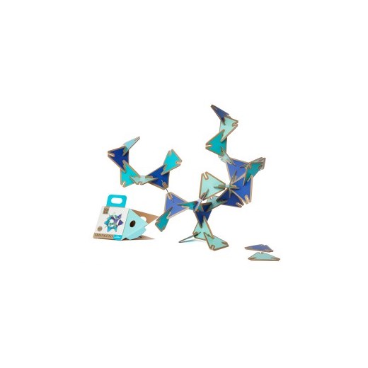 Kreatywny zestaw trójkątów Triangulo Azul Mon Petit Art karibooshop-com bialy 