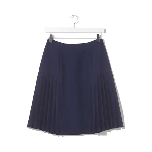 Pleated Panel Skirt by Boutique topshop szary 