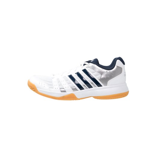 adidas Performance LIGRA 3 Obuwie do siatkówki white/collegiate navy/tech silver metallic zalando szary Buty do siatkówki męskie