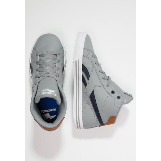 Reebok ROYAL COMPLETE MID Tenisówki i Trampki wysokie grey/indigo/white/brown zalando szary tworzywo sztuczne