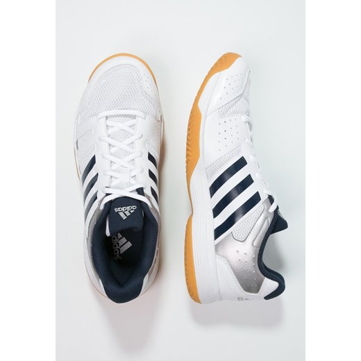 adidas Performance LIGRA 3 Obuwie do siatkówki white/collegiate navy/tech silver metallic zalando szary siatkówka