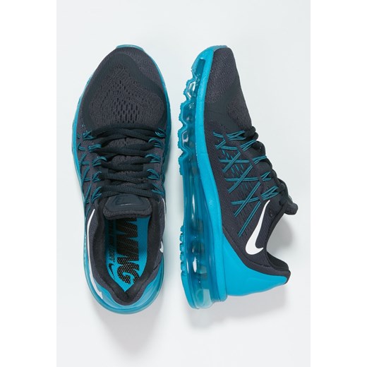 Nike Performance AIR MAX 2015 Obuwie do biegania Amortyzacja dark obsidian/white/blue lagoon zalando zielony do biegania
