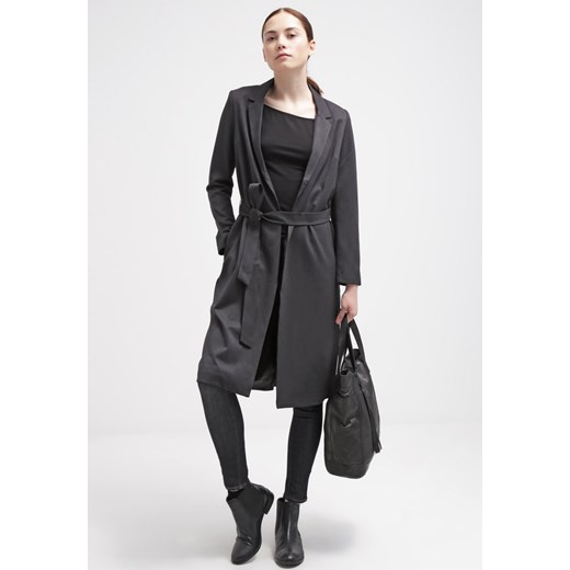 ONLY ONLCOOL Płaszcz wełniany /Płaszcz klasyczny dark grey zalando szary elastan