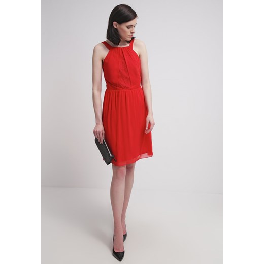 Esprit Collection Sukienka koktajlowa red zalando pomaranczowy elegancki