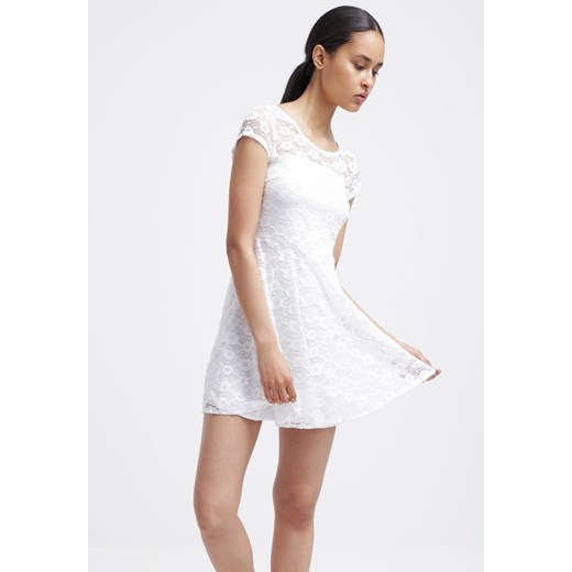 WAL G. Sukienka letnia white zalando rozowy dopasowane