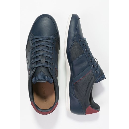 Lacoste CHAYMON Tenisówki i Trampki dark blue/dark red zalando szary bez wzorów/nadruków