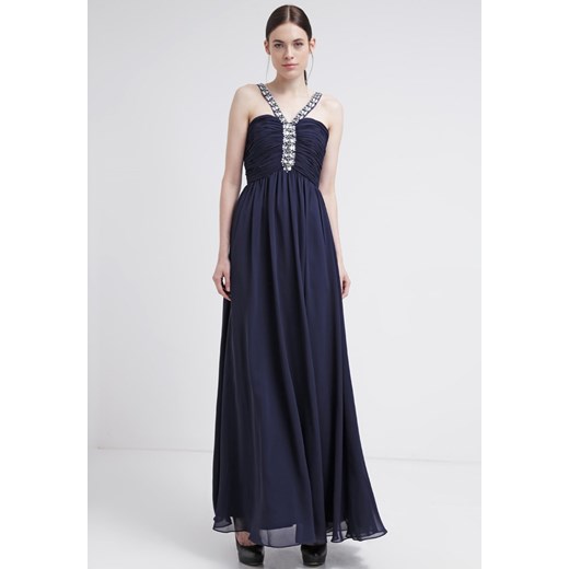 Luxuar Fashion Suknia balowa mitternachtsblau zalando czarny długie