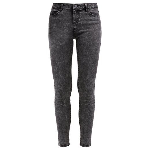 Even&Odd Jeansy Slim fit black acid zalando szary acid