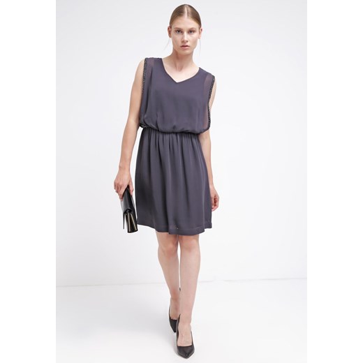 Esprit Collection Sukienka koktajlowa dark grey zalando  elegancki